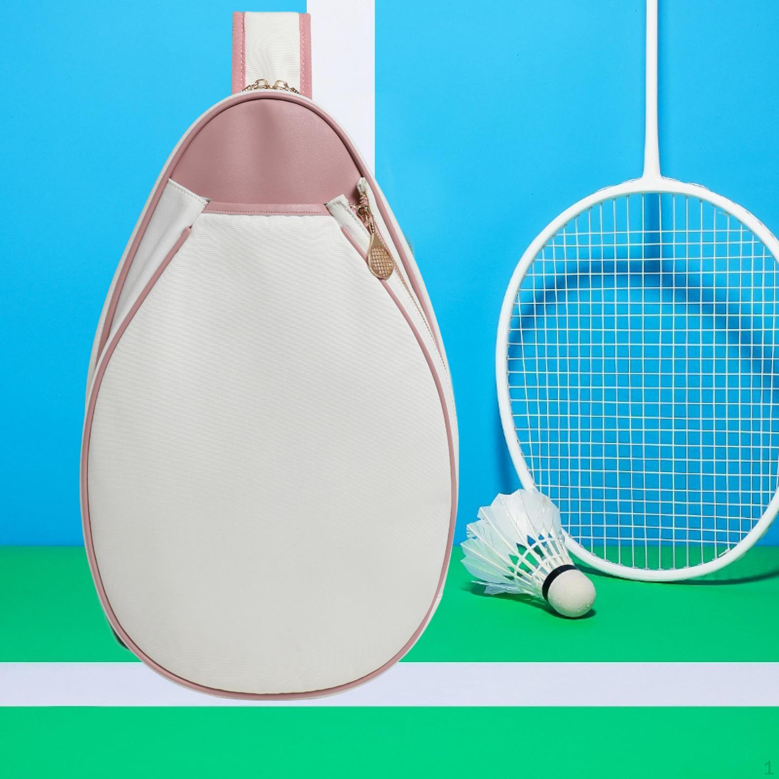 

Теннисная сумка для бадминтона, универсальная водонепроницаемая защитная наплечная ракетка для спорта розовый