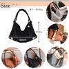 Angel Moon Tote Bag, Large Capacity, Women's, Commuter, Office, Business, Shoulder Bag, A4 Size, Formal, American Style, Thin, Lunch Box, High School
