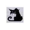 Halloween Terror Cat Shopwindow Wall Stickers Home Decor Room Mural Decals Art