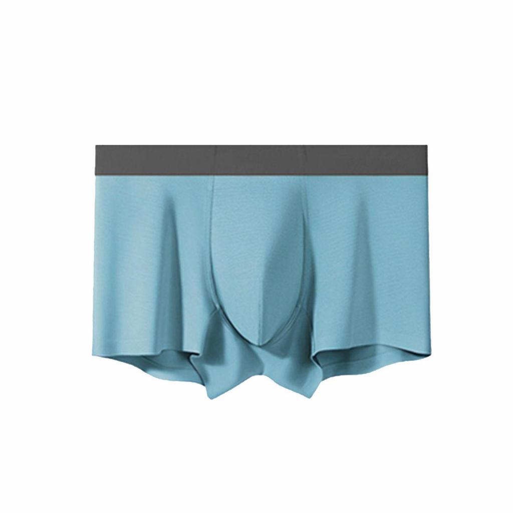 Men's Antibacterial Breathable Cotton Sports Boxer Briefs - Plus Size