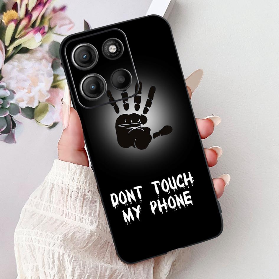 Silicone Case For Motorola Moto G15 G75 2024 Cover Cute Panda Lion Shockproof TPU Phone Cases For MotoG15 MotoG75 G 75 G 15 Etui