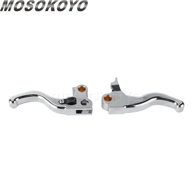 3-Finger Kurzer Bremskupplungshebel Schalthebel CNC-Aluminium Bremssteuerung für Harley Sportster 883 1200 XLH XL Custom Roadster