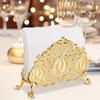 Innovative Shape Desktop Napkin Holder Stand Rack Storage Organizer for Restaurant Hotel