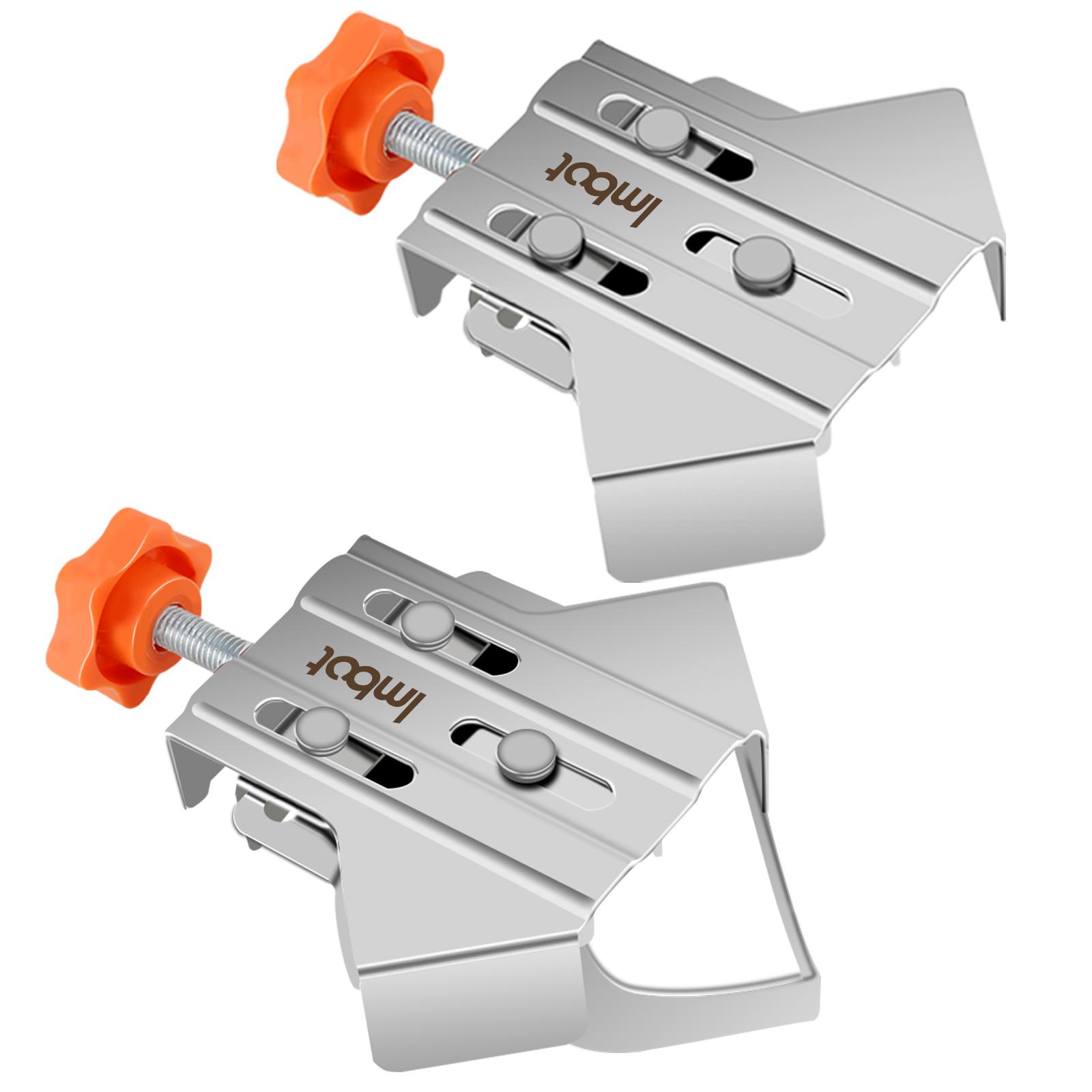 

2/4 шт., угловой зажим для деревообработки, нержавеющая сталь, 90-градусный угловой зажим, открытый и закрытый угловой зажим для соединений TL