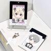 Polka Dot Acrylic Photo Frame with Holder Retro Style Card Holder 3 Inch Kpop Photocard Protective Case Photo Card Sleeves New