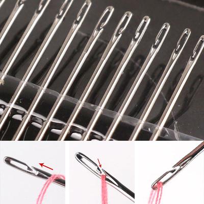Old Blind Hand Sewing Needles Easy Threading Speed In The Elderly Blind Needle Double Needle