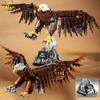 HUIQIBAO1214PCS Model orla Stavebnica MOC Sokoliak Séria zvierat Tehly Montážna hračka Pre deti DIY Domáca Dekorácia na stôl