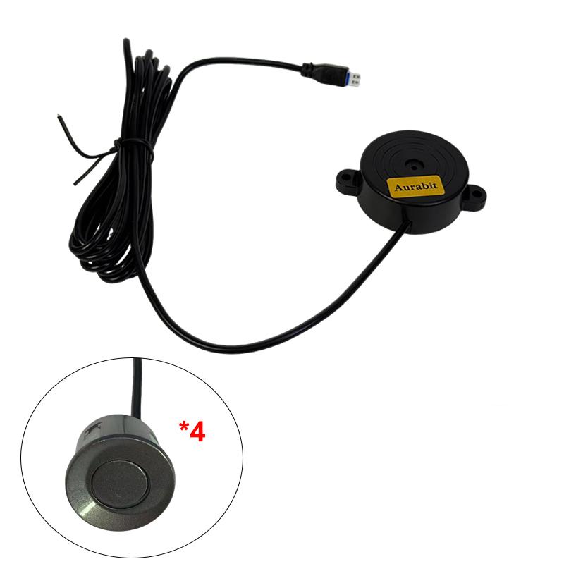 Rear Wireless Car Auto Parktronic LED Parking Sensor with 4 Reverse Backup Radar Monitor Detector System Display