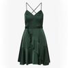 Classy Dress Short Satin Strap Dress Dress