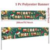 Christmas Outdoor Banner Merry Christmas Decorations For Home 2025 Navidad Kerst Xmas Decor Noel Kerst Happy New Year Gift 2025