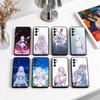 ReZero Starting Life  E-Emilia-es Phone Case For Samsung S25,S24,S21,S22,S23,S30,Ultra,S20,Plus,Fe,Lite,Note,10,Black Cover