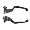 Black Brake Lever Set Slotted Brake Clutch Levers for Harley Davidson 1996-2014
