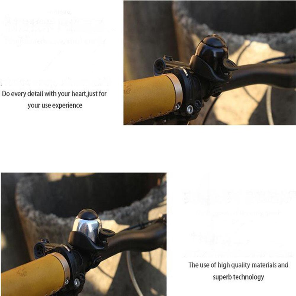 Bike Rubber Band Loud Tone Safety Handlebar Aluminum Bicycle Bell Bike Horn Ring Bells Alarm Rings