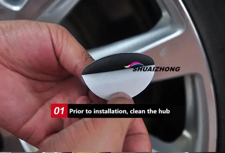 Autoaufkleber 2025 Neu 4 Stück 3D 56mm 60mm 65mm Für Skoda Autoemblem Radnaben-Mittelkappe Abzeichen Abdeckungen Aufkleber Decals Styling Zubehör