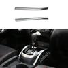 Car Cover ABS Matte Interior Middle Front Shift Stall Paddle Cup Lamp Trim Hoods 2PCs For Nissan Qashqai J11 2016 2017 2018