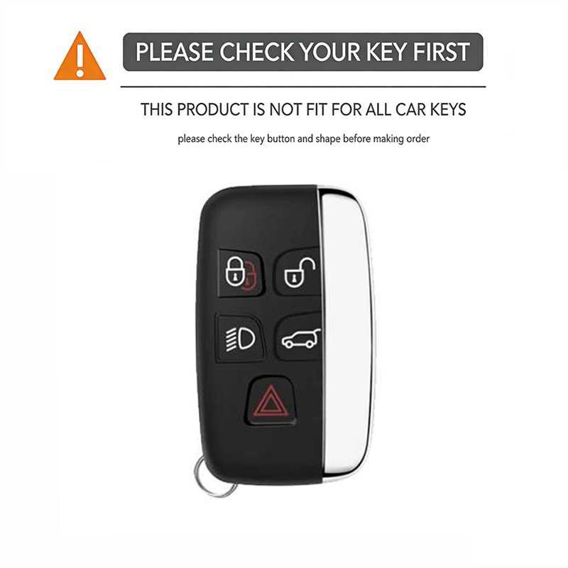 Schlüsselhülle aus Zinklegierung für Land Rover Range Rover Sport Evoque Freelander Velar Discovery 4 Jaguar XE XJ XF