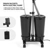 Portable Electric Hair Washing Basin with Water Pump & Double Bucket for Salons