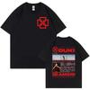 Rapper Duki Tour 2025 Double Sided Print Tshirts Fashion Hip Hop Short Sleeve T Shirts Men Womens High Quality Cotton Tshirts