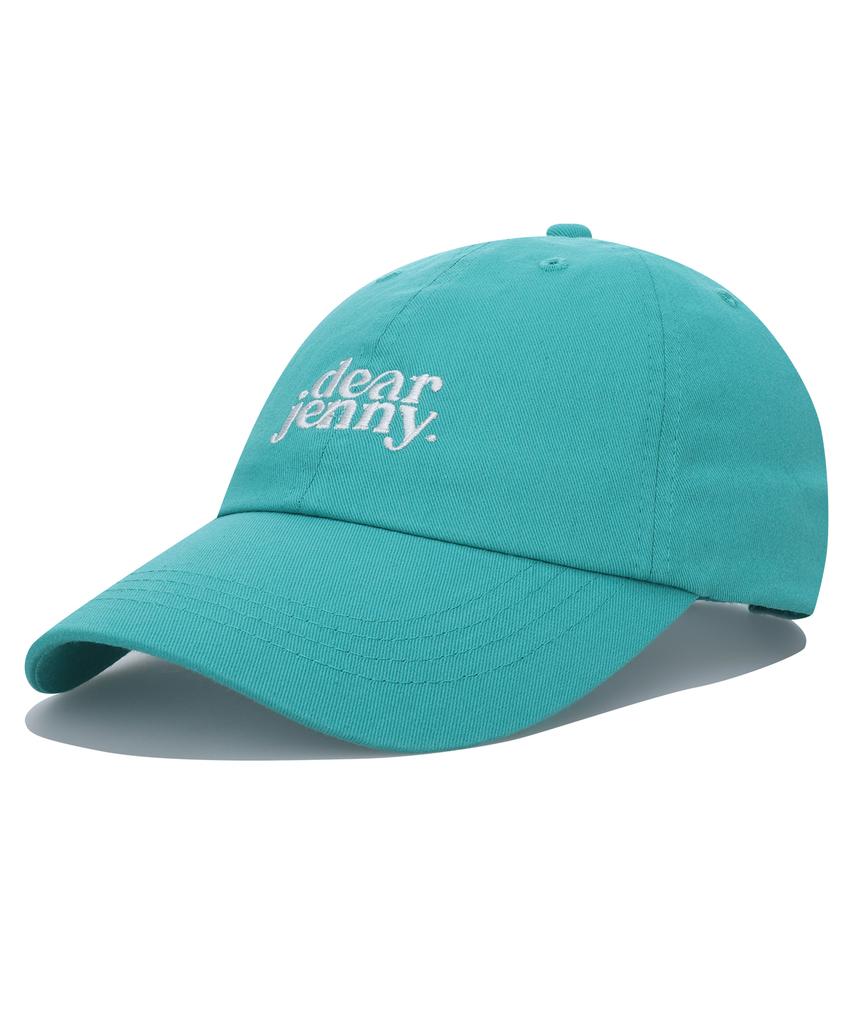 Teochisoul Dear Jenny Lettering Logo Ball Cap (Mint Green)