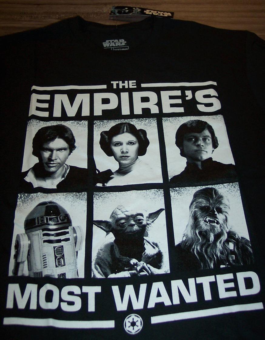 STAR WARS Luke Skywalker Han Solo Princess Leia R2D2 Yoda T-shirt MEDIUM NEW L