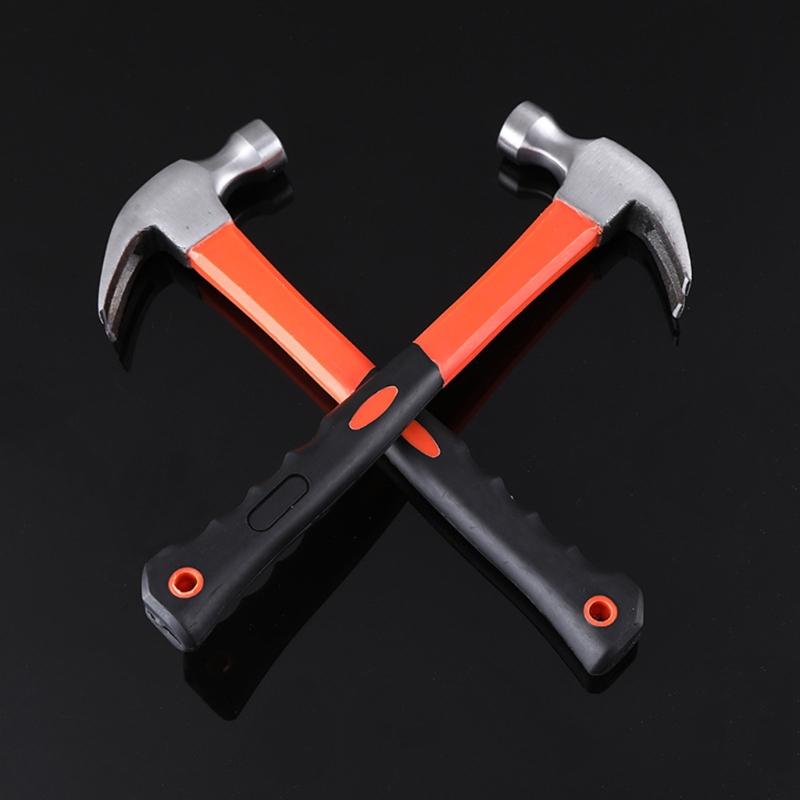 Multifunktionaler Klauenhammer aus Kohlenstoffstahl Geeignet zum Ziehen von Nägeln Autowartung Hausdekoration