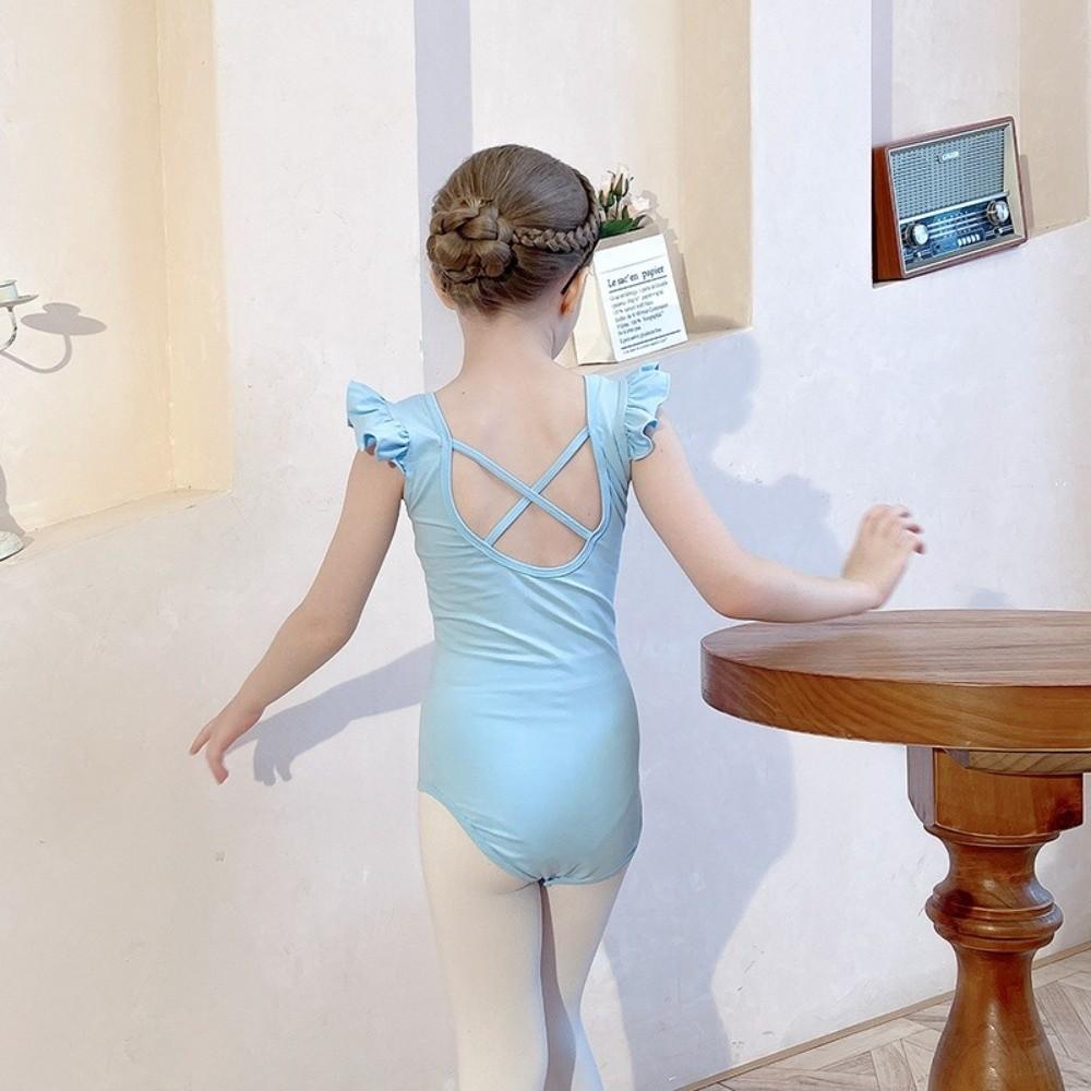 Sleeveless Ballet Costume Dress Cross Strap Gymnastics Dance Leotard Ballerina Fairy Dress  Grading