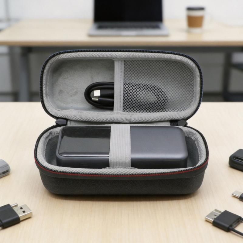 EVA Carrying Case For Nexode 20000mAh 130W Powerbank Box With Intelligent Storage Compartments Water Resistant Protections