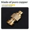 Brass Quick Connect Adapter High Pressure Washer Hose Connector Easy Assembly for Wash Machine Accessories
