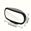360 Degree Rear Side View Mirror Universal Wide Angle Convex Spot for Car Truck SUV  Spot Solution