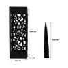 Hollow Design Grave Flower Vase Chinese Style Garden Vase Stable Cemetery Vase  Outdoor Use