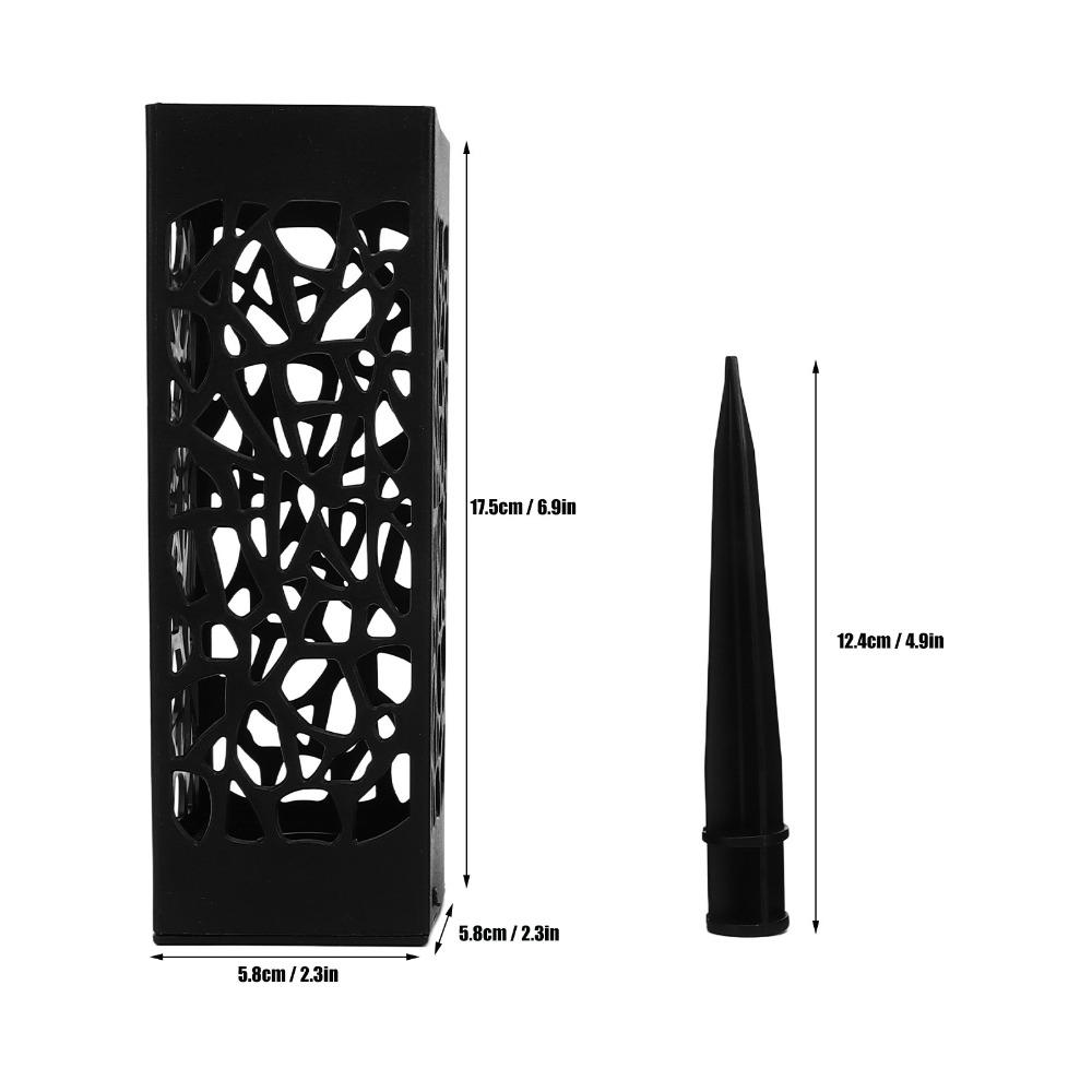 Hollow Design Grave Flower Vase Chinese Style Garden Vase Stable Cemetery Vase Outdoor Use