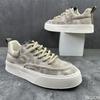 Fashion Men's Shoe Trend 2025 Spring New Casual Breathable Soft Soled Canvas Shoes Lightweight and Simple Casual Board Shoes Sneakers