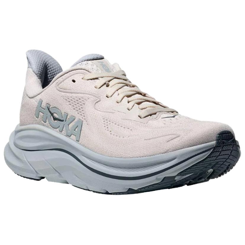 HOKA ONE ONE CLIFTON 10 Lightweight Casual Running Shoes Women's Gray Wide Fit 1162050-GRTM