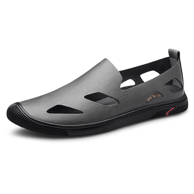 Fashion Genuine Leather Men Loafers Summer Casual Shoes Moccasins Men's Casual Slip On Flats Fashion Male Driving Shoes Walking Shoes