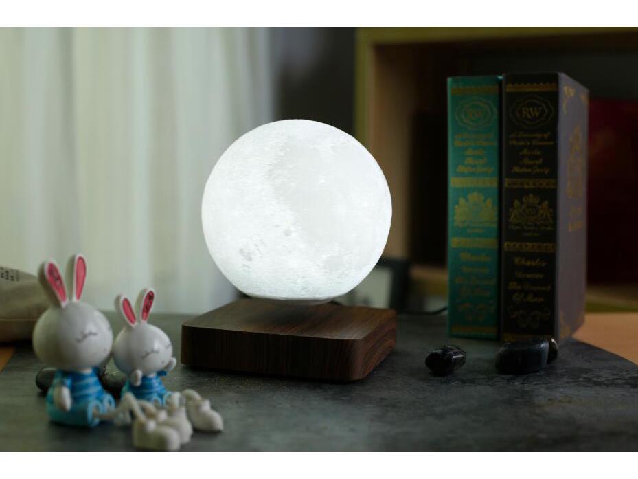 Magnetic Levitation 3D Galaxy Lamp: 14CM Starry Sky Atmosphere Ornament with Black Technology
