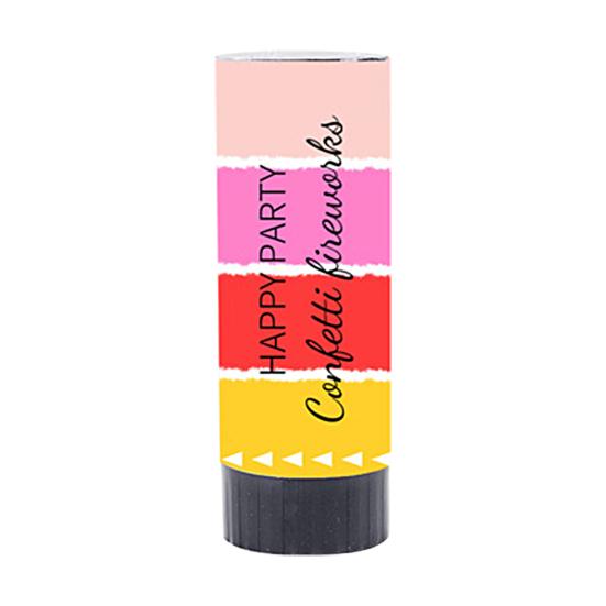 Great Decorative Durable Confetti Tube Cheerful Spring Turn Party Poppers for Fun