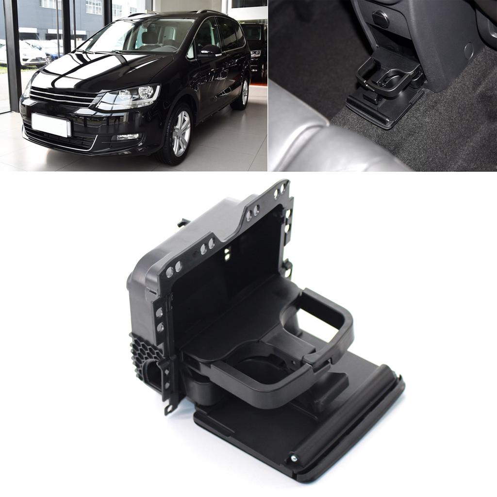 Vylepšený držák nápojů v loketní opěrce Skládací zadní loketní opěrka Držák nápojů na středové konzoli Snadná instalace pro PLUS 2012-2014 Černý-