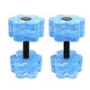1/2Pcs Water Aerobic Dumbbells Set High-Density EVA Foam Fitness Barbells Lightweight Pool Weights Dumbbells