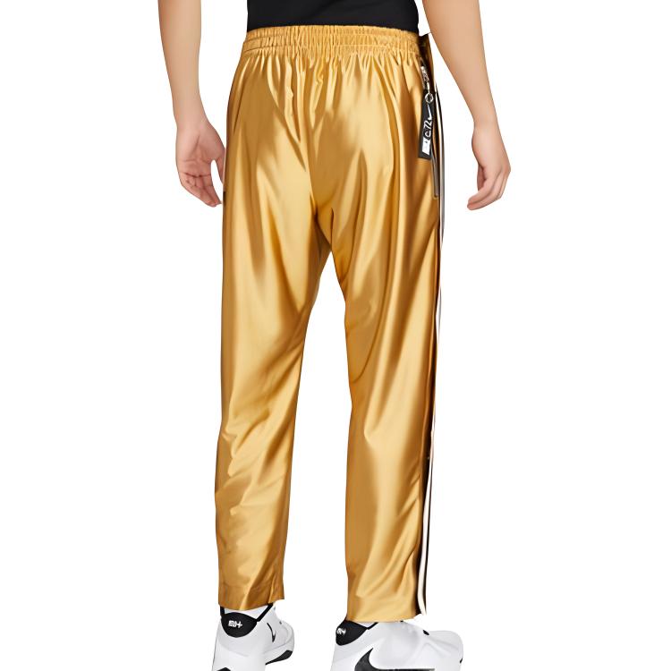 Nike Solid Color Side Stripe Drawstring Casual Pants Men Bottoms Wheat DX0139-725