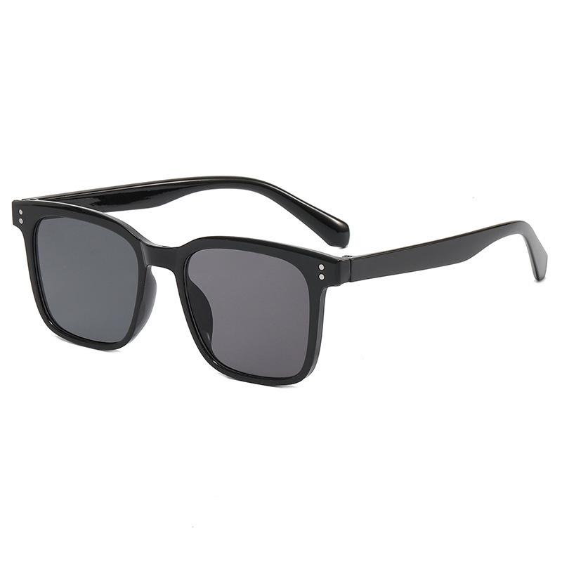 Men S High-End Sunglasses Uv-Proof Square Glasses Women S Large Frame Decoration