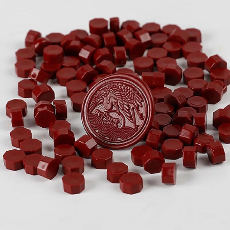 200 Pcs Wax Print Beads Wax Seal for Stamps Wax Lacquer for Seals Retro Sealing Gold Wedding Birthday Lacre for Card Making