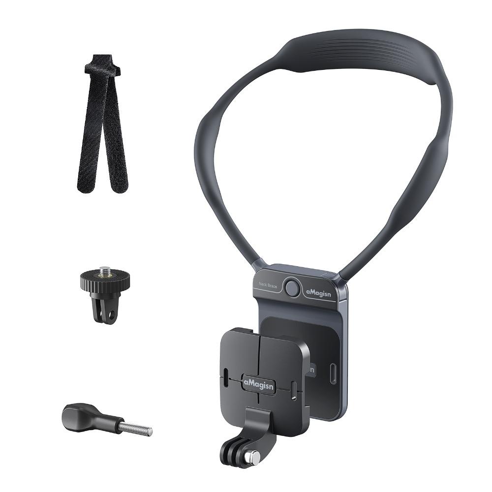 Magnetic Neck Mount Camera POV Mount for Insta360/DJI Osmo/GoPro Action Camera Accessories