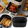 1/2/3PCS Square Silicone Air Fryer Basket Reusable High Temperature Resistant Easy to Clean Air Fryer Grill