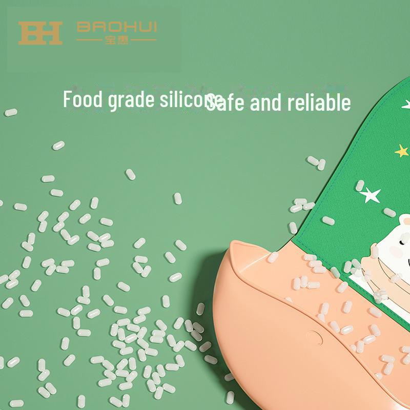 Waterproof Silicone Baby Bib - Super Soft & Anti-Dirt for Eating and Saliva