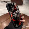 Anime Ones Pieces Luffys Zoros Phone Case For Samsung Galaxy S25 S24 S23 S22 S21 S20 FE Plus Ultra 5G Matte Magnetic