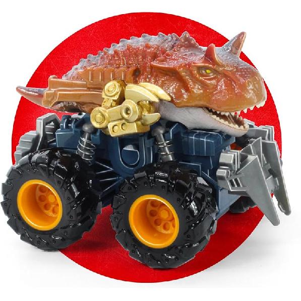 Игрушечные машинки-квадроциклы с инерционным механизмом «Динозавр Ориэйт» для детей, Безбатарейный маятниковый Монстр-трак Карнотавр с роботизированным манипулятором, Фантастический подарок на день рождения для CARNOTAURUS