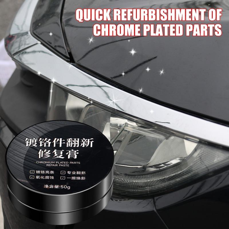 Chrome Plated Parts Rust Remover Car Decorative Strips Electroplating Repair Paste Metal Oxidation Removal Refurbishment Agent
