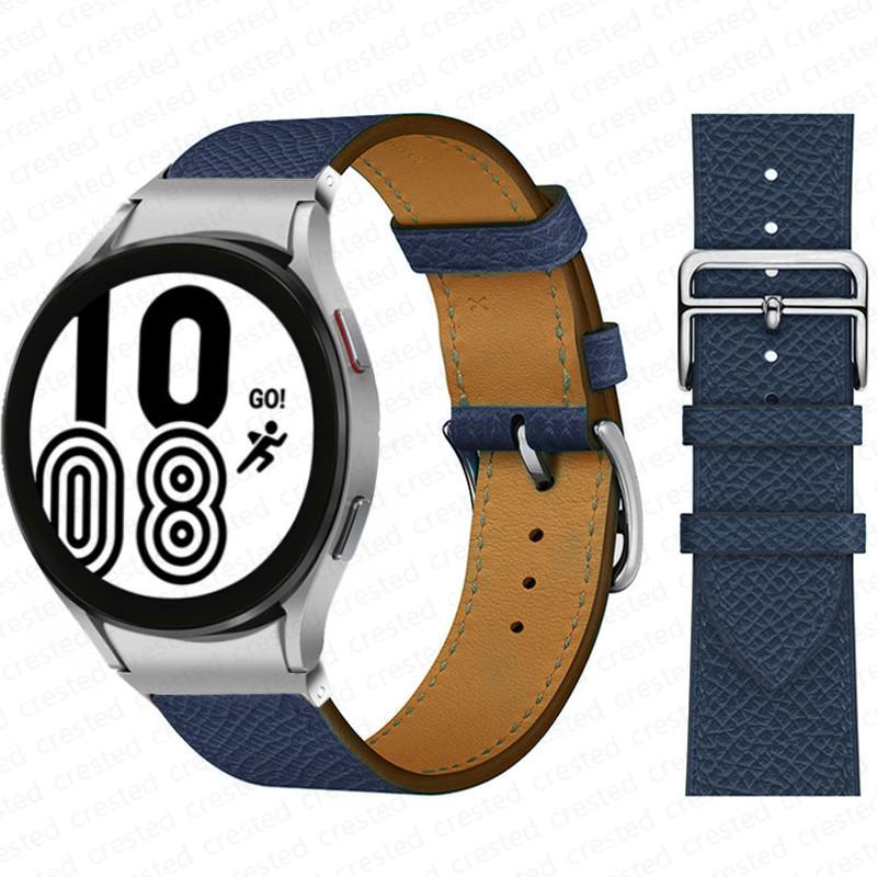 20mm Armband für Samsung Galaxy Watch 6 4 classic/5 Pro 44mm 40mm 47mm 43mm 45 Ohne Lücken Lederarmband Correa Galaxy Watch 6 Armband