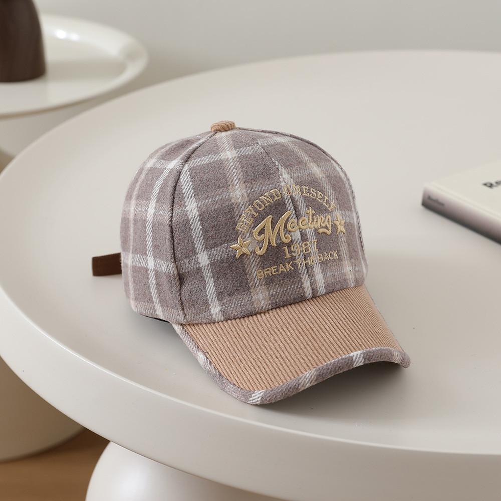 Kids Baseball Cap With Embroidered Letters For Sun Protection And Breathability