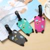 PVC Travel Suitcase Handle Tags - Silicone Boarding Luggage ID Tags, Customizable